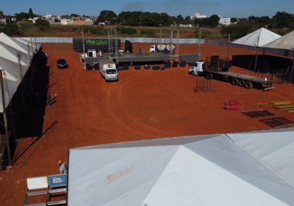 Festa do Peão de Cosmópolis: Arena e palco LED prontos para julho